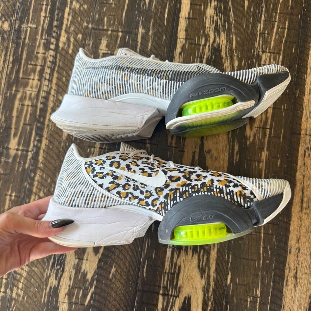 Nike - ZoomX SuperRep Leopard Print Trainers – Women’s 10.5 / Mens 9.5 - Picture 6 of 17